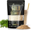 Irish Sea Moss Powder Gold 3 Oz - 100% Økologisk St. Lucia Sea Moss Budding124; Wildcrafted Superfood til Gut Health, immunstøtte, Vegan, Gluten- Free Budding124; gør 120 + Fl Ounces of Gel ved Luscious Spice Emporium