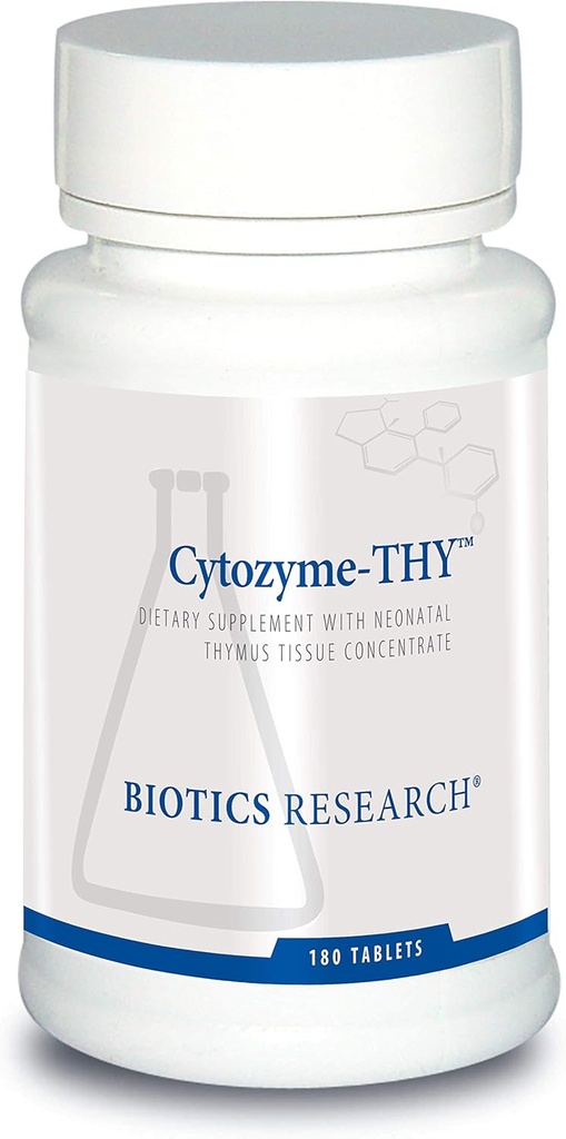 Bioteknologi forskning Cytozyme Thy Neonatal Thymus Koncentrat, Understøtter sundhed af Thymus Gland, Sund immunrespons og krop Pathway Processer, Understøtter immunsystemet, 180 tabletter
