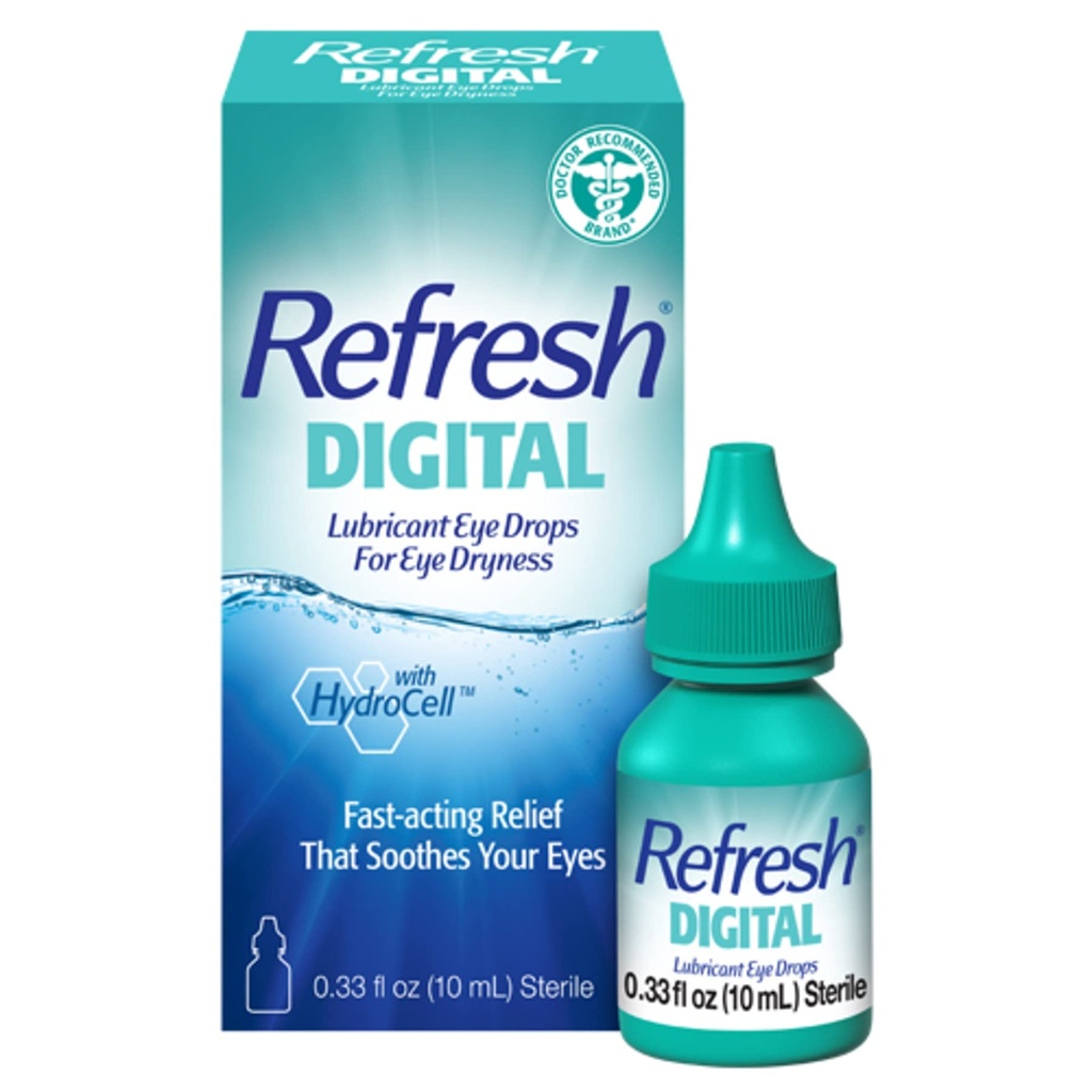 Opfrisk digitale smøremiddel øjendråber, 0,33 Fl Oz (pakke med 1)