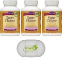 Nature 's Secret Super Cleanse Extra Strength Toxin Detox & Gentle Elimination Total Body Cleanse, Digestive & Colon Health Support, 3 pakker med 100 tabletter, med en pillekasse