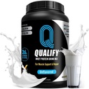Unflavored Whey Protein Powder. 25g Protein Shake Powder for Post Workout Recovery, Smoothie & Baging. Gluten & Sugar Free, Highly Kosher, Essential Aminosyrer (5.5g BCAA, 2.7g Leucine), 23 Servere