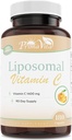 Liposomal vitamin C 1400mg kapsler, immuntilskud, højabsorptionsvitamin & antioxidant fedt Opløseligt vitamin C tillæg (180 kapsler)
