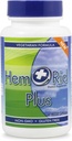 HemRid Plus Advanced Herbal Comfort Formel - 45 Veggie Capsules for Enhanced Comfort & Wellness, Featuring Horse Chestnut, Witch Hazel & Mere - Stolt Lavet i USA