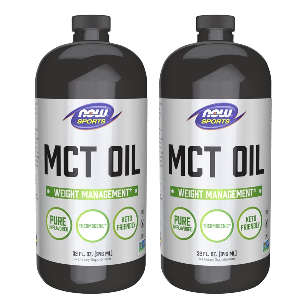 Nu fødevarer MCT Oil, 32 Ounce (pakke af 2) (emballage kan variere)