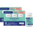 WELMATE - Esomeprazol Magnesium 20 mg - Heartburn Medicine - Acid Reducer - Forsinket udgivelse Heartburn Relief - 24 timer Beskyttelse - for mænd og kvinder - 84 kapsler - 2 pakke