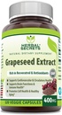 Urtehemmeligheder Grapeekstrakt 400 mg 120 Veggie kapsler Supplement - Non-GMO - Gluten Free