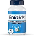 Rolaids Ultra Strength Antacida Chewable Tablets, Mint, 72- greve