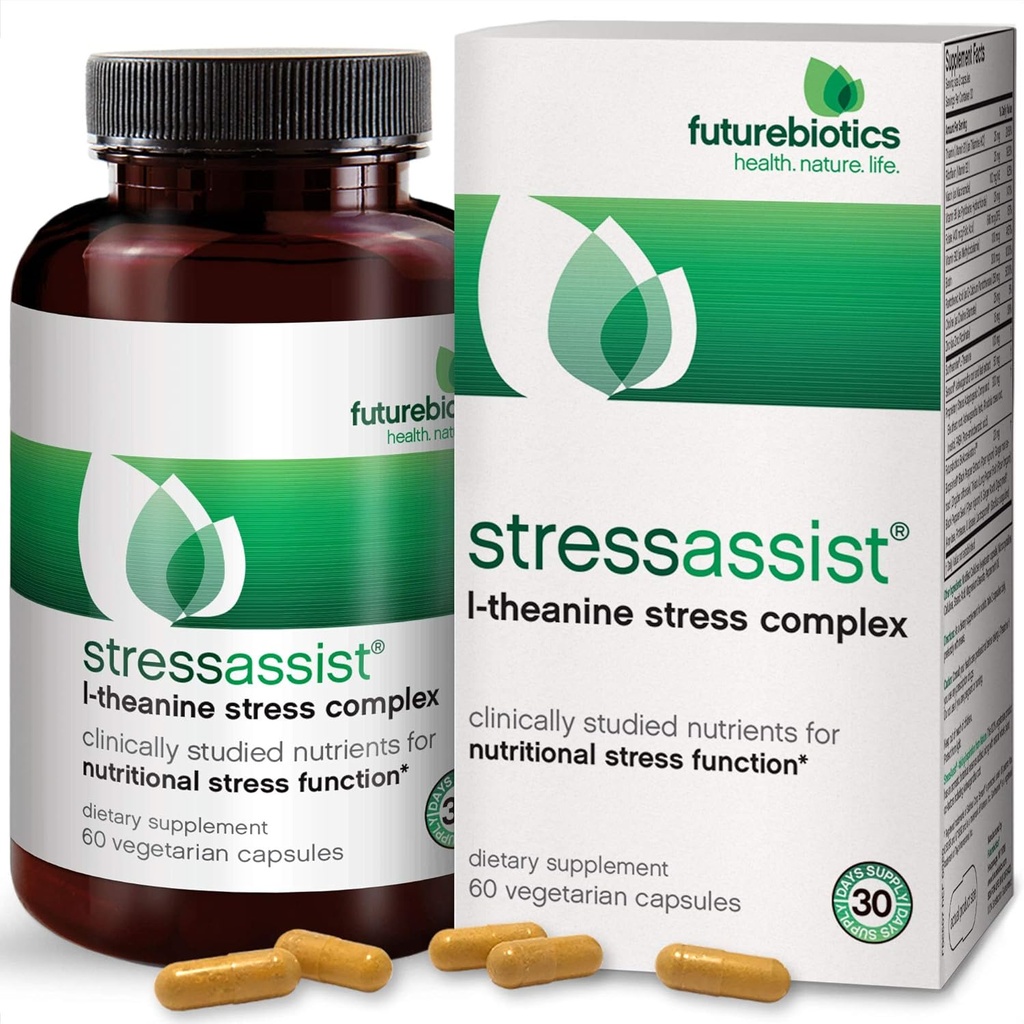 Futurebiotika StressAssist 60 Vegetariske Kapsler