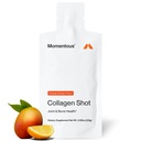 Momentous Collagen Shot Supplement - Hydrolyzed Bovin Collagen & C-vitamin til at hjælpe med at understøtte fælles, ben, & Connective Tissue Health - NSF Certified for Sport - Mango Orange - 25g / Servering - 15 Servering