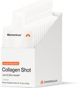 Momentous Collagen Shot Supplement - Hydrolyzed Bovin Collagen & C-vitamin til at hjælpe med at understøtte fælles, ben, & Connective Tissue Health - NSF Certified for Sport - Mango Orange - 25g / Servering - 15 Servering