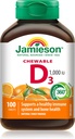Jamieson Natural Tangy Orange Chewable D 1000IE 100 tabletter