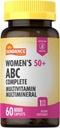 Sundance Women's 50+ ABC Complete Multivitamin | 60 Caplets | with Multimineral Formula | Non-GMO and Gluten Free Supplement