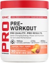 GNC Pro Performance Pre Workout Pulver til mænd og kvinder, Energi, Hydration, Fokus, Sukker Free, Gluten Free, Performance Supplement, Tropical Fruit Punch, 30 Servering