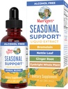 MaryRuth Organics Seasonal Support Liquid Extract Herbal Blend Ginger Root- Root- 124; Bromelain - 124; Organic Nettle Leaf 124; 4 Herbal Blend - 124; Traditional Herbs - 124; Non- GMO - 124; Vegan - 124; Gluten Free - 124; 1 Fl Oz