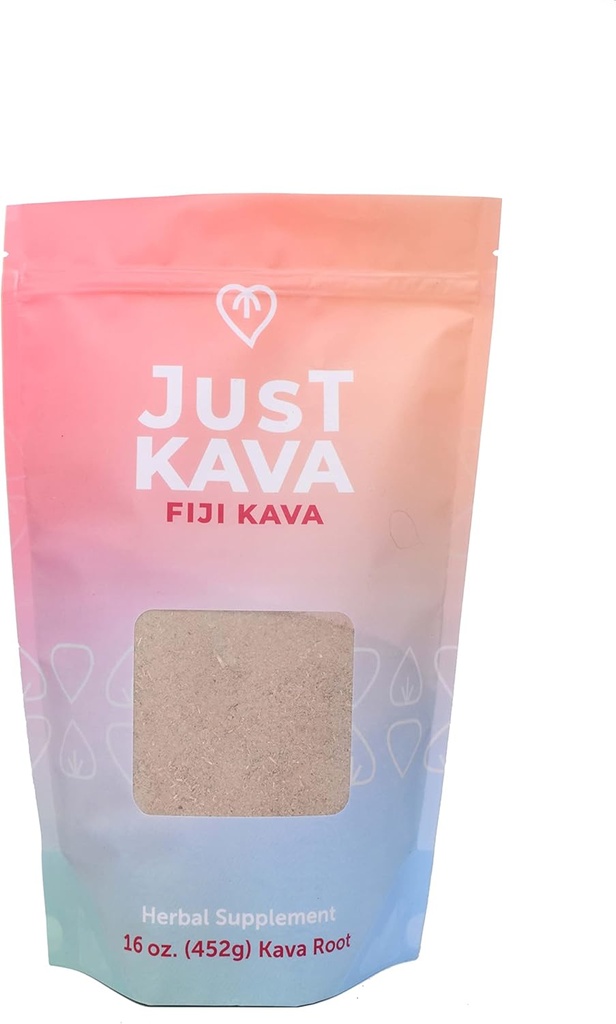 Just Kava Fiji Kava Herbal Supplement 16 OZ (452g)