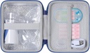 Aenllosi Hard Storage Case Kompatibel med Portable Nebulizer for voksne og børn, Håndholdt Inhaler Carriing Case, Holder for Atomizer Machine & Medicin (sag kun)