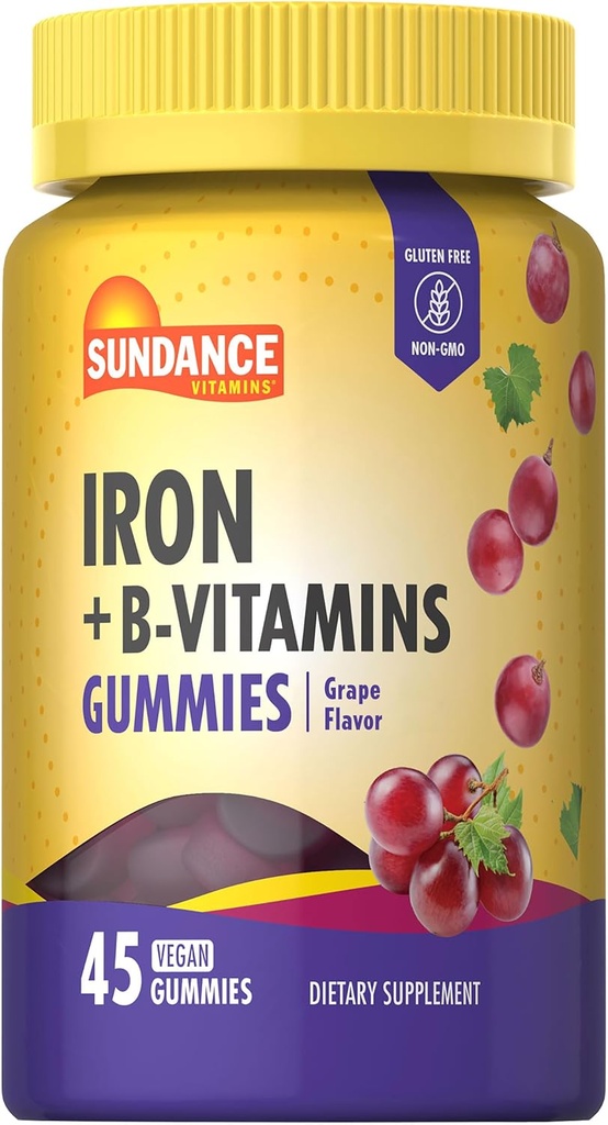Sundance Iron Gummies Note 124; Plus B- Vitaminer