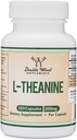 L- Theanine 200mg Double Strength - Supports Health Sleep Response and relaxation - 120 Capsules (Third Party Tested, Gluten Free, Vegan) by Double Wood