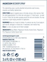 Wintergreen Magnesium Body Spray, 3.4 fl oz - Fast- Absorbing Recovery Mist for Pain Relief, Cramping, og Muscle Recovery, non-Greasy Formel til post- motion eller sport