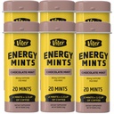 Viter Energy Coffeined Mints 40mg Coffein, B Vitamin, Sukker Free. (Chokolade Mint, 20pcs, 6 Pack)