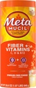 Metamucil Sparkling Fiber Supplement + Vitaminer, Plantebaseret Psyllium Husk Powder med Vitaminer C, D & B12, Daglig Fiber Supplement for fordøjelse, Citrus Flavored, Sugar- Free, 90 Servere