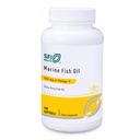 Klaire Labs SFI Health Marine Fish Oil - Ultra Pure 300 Milligram EPA & 200 Milligram DHA Omega 3 Unflavored Fish Oil med ingen Fishy Taste, Cholesterol- Free & Gluten- Free (100 Softgels)