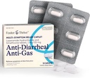 Foster & Thrive Loperamid Hydroklorid og Simeticone Anti- Diarré Anti- Gas Multi- symptom Relief, 48 kapsler, Treatment of Diarré, Gas, Bloating, Cramp & Pressure, 12 kapsler (pakke med 4)