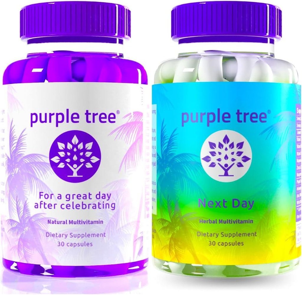 lilla træ celebrate + næste dag Bundle Name 124; Post- Celebration Wellness Vitamin Combo, Leverstøtte & Body Replenisher