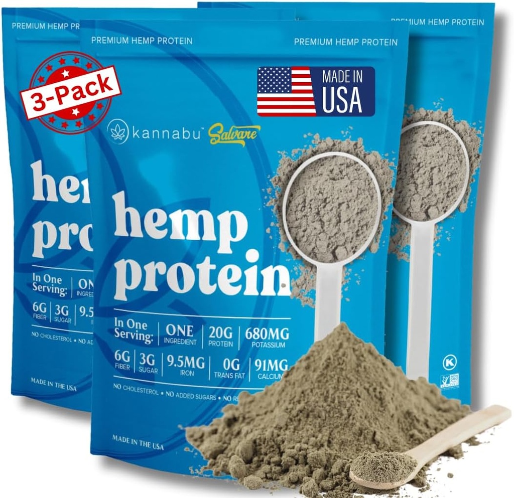 Hemp Protein Powder against 124; 20G Plant Protein Per Serving Medic124; All Natural Fiber Iron Kalium Magnesium Omega 3 6 9 Medical 124; Hemp Seeds Superfood Medical 124; Vegan Gluten Free Kosher Keto (14,8 oz - Pack of 3)