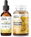 Wild & Organic Mullein Drops 2 oz & immunsupportgummier