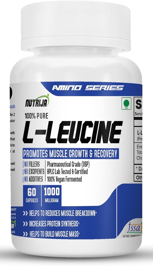 L- Leucin 1000mg Kapsler