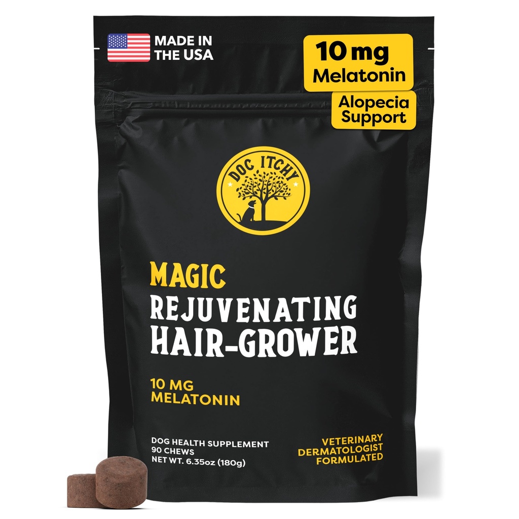 Doc Itchy Foryngende frisure - Grower Hund Pet Chews Meter 124; 10mg Melatonin til hunde