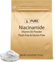 Pure Original Ingredienser Niacinamid 4oz Flush- Free, Gluten- Free