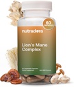 Lions Mane Supplement kapsler med Reishi Extract - 2000mg Lions Mane Mushroom Styrke med Chaga, Shiitake, & Maitake for Mental Clarity, Memory, & immunforsvar, voksen i USA
