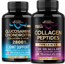 NUTRAHARMONY Glucosamin Chondroitin & Collagen Peptider Kapsler