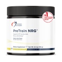 Design for sundhed PreTrain NRG Drink Mix - Pre- Workout Powder med Creatin + grøn kaffe - Understøtter fokus, Power + Mental energi i atleter - None- GMO, Cherry Lime Flavor (20 Servere / 180g)
