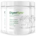 DigestSync Digestion Supplement for Gut Health - Natural Powder for fordøjelsesstøtte, Bloating Relief for kvinder & mænd, 100% Natural Green Powder - 3 måneders forsyning