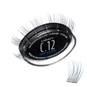 Lashify Curl 12mm Gossamer Eyelash Extensions Genfyld i Ombre Blå, Easy gør det selv False Lass til et naturligt look
