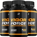 Vigor Force for mænd kapsler, Vigor Force piller, Vigor Force Advanced Formel, Vigor Force Kosttilskud, Vigor Force All Natural Support Formel Anmeldelser (3 Pack - 180 Kapsler)