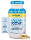 SOOTHE fælles supporttillæg - Proteolytiske enzymer som Bromelain & Papain, med Boswellia, gurkemeje & Gingers - fremmer Protein fordøjelsesfunktion & krop forsvar Wellness- 60 Greve (1 pakke)