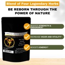 Phoenix foryngelse Formel - Lost Empire Urter Energy Blend af 4 Top Naturlige Sundhed Urter Pine Pollen, Han Shou Wu, Ant, og Shilajit (100g pulver)