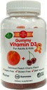 Bio Tree Labs Vitamin D Gummy Bears - Pack på 100, for voksne & Kids Name 124; Peach & Cherry Flavored Chewable Vitamin D3