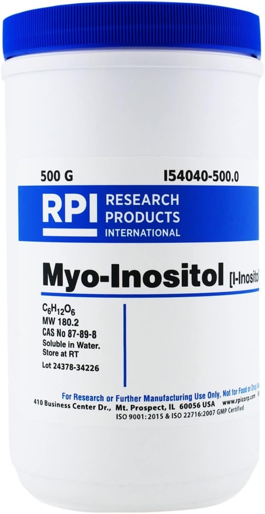 RPI Myo- Inositol [I- Inositol], 500 Bedste