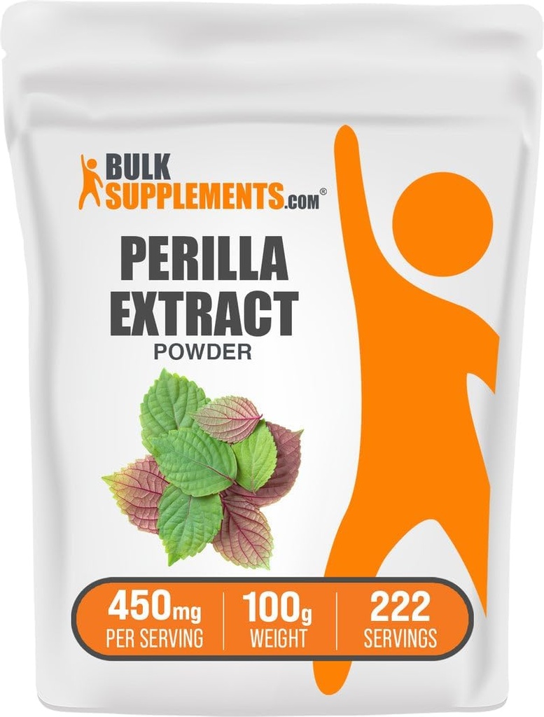 BulkSupplements.com Perilla Extract Powder - Perilla Frutescens Supplement, Urte Supplement - Vegan & Gluten Free, 450mg per Serving, 100g (3,5 oz) (Pack of 1)