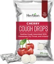 HERBION Naturals Hoste Drops med naturlige Cherry Flavor, Kosttilskud, Sodhes Host, for voksne og børn over 6 år, 25 Drops, Ingen kunstig Flavor, pakke med 1