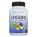 Premium cholin - 500 mg - 120 Veggie kapsler - af DOCTOR ANBEFALEDE TILLÆG - understøtter kognitiv sundhed, hukommelse og mere