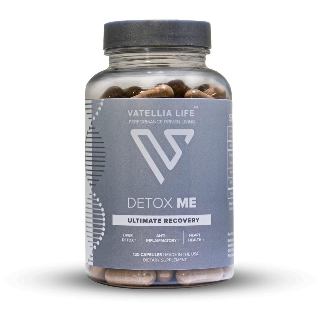 Vatellia Life New from Detox Me - øger energi Sulfite Elimination - understøtter fordøjelse & Gut Health - Vitamin K2 (MK-4), Plus B12, Folate - 60 Day Supply - Supplement for mænd og kvinder - 120 Count