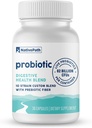 NativePath Daily Probiotic, 10- Strain Custom Blend Probiotics Supplement for mænd og kvinder, 82 Millioner CFU - 30 Greve
