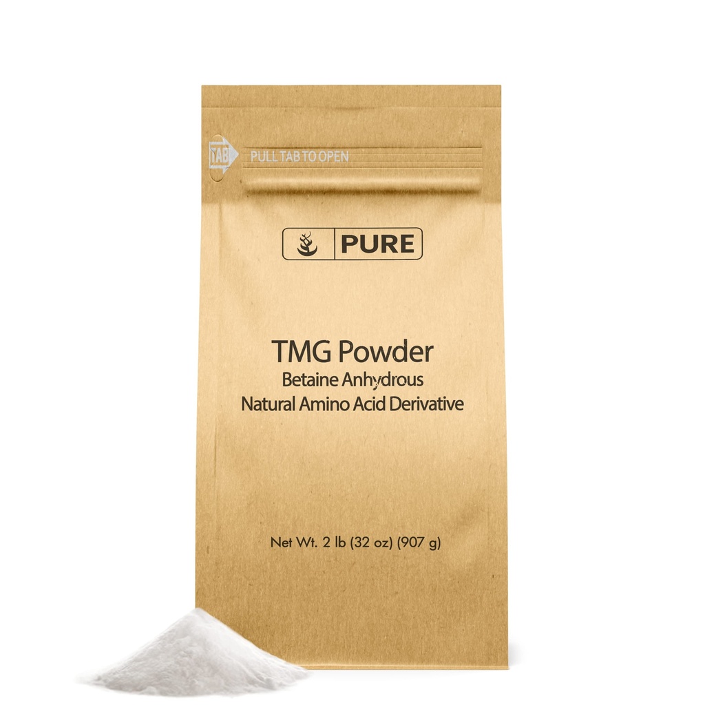PURE ORIGINAL INGREDIENTS Trimethylglycine (2lb) TMG Powder, Vegan and Gluten-Free.