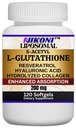 Nikoni Liposomal S- acetyl L- Glutathion Resveratrol, Hyaluronsyre & kollagen 500 mg- 120 Softgels